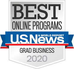 U.S. News best online programs badge