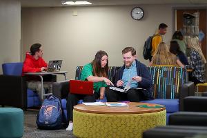 Lounge space at Brannon Hall