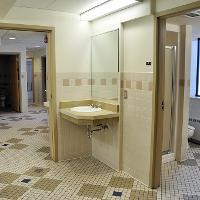 Bathrooms in Fulton Hall