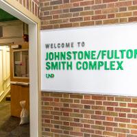 Johnstone/Fulton/Smith Entrance Welcome Sign