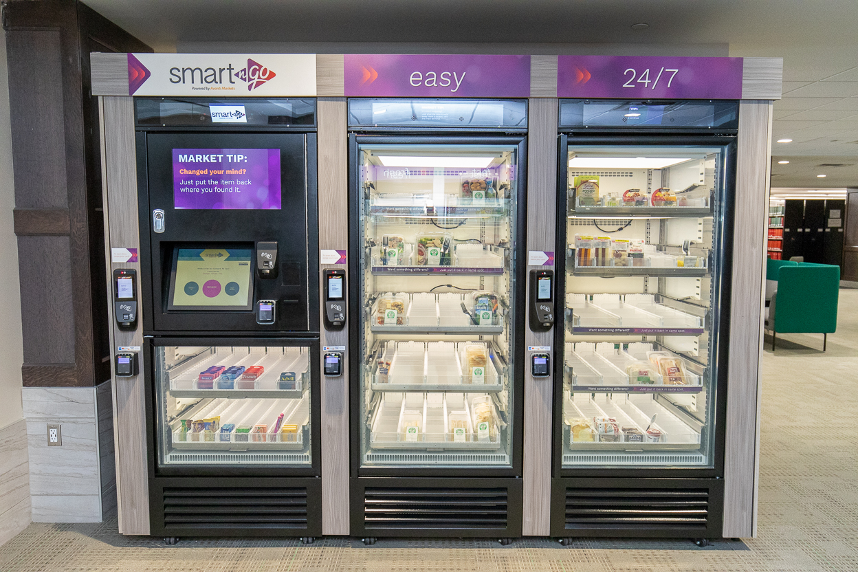 Library Smart Vending Machines Dining Services University Of North