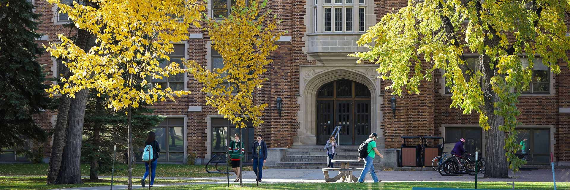 campus in fall