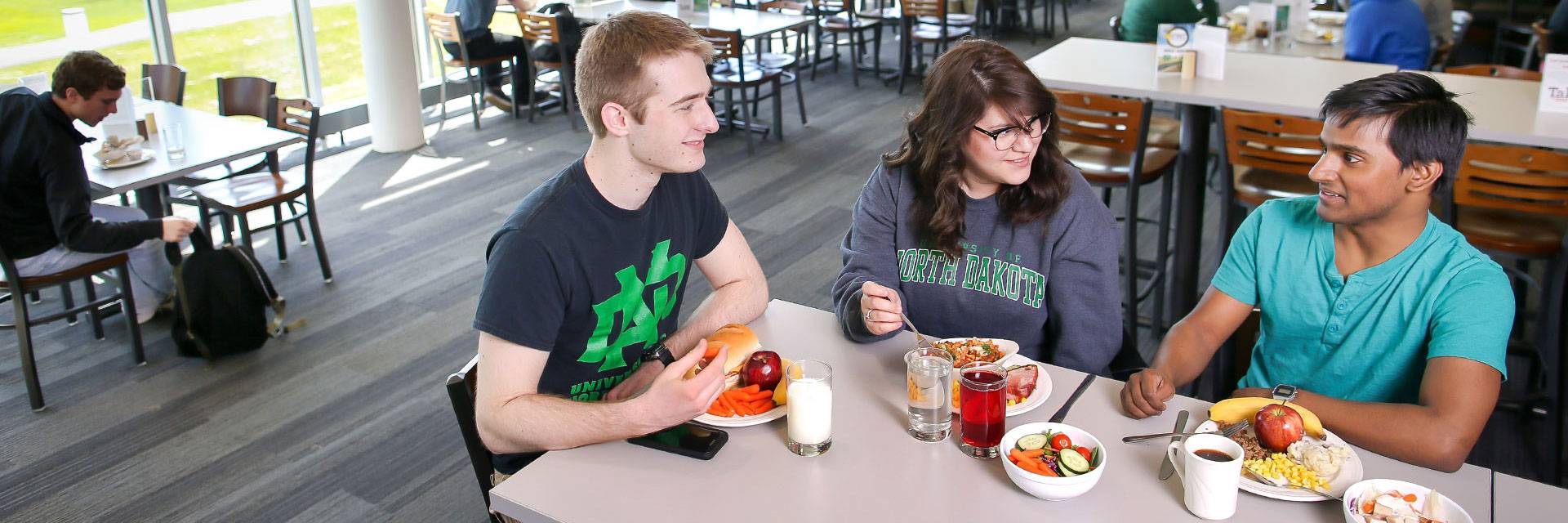 Various bowls and plates of food are pictures: an avocado, beans, legumes, berries, oatmeal, nuts, vegetables