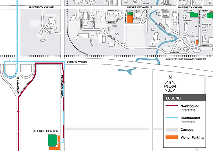 Directions, and Parking, Commencement