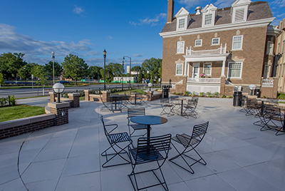 Patio and Green Space