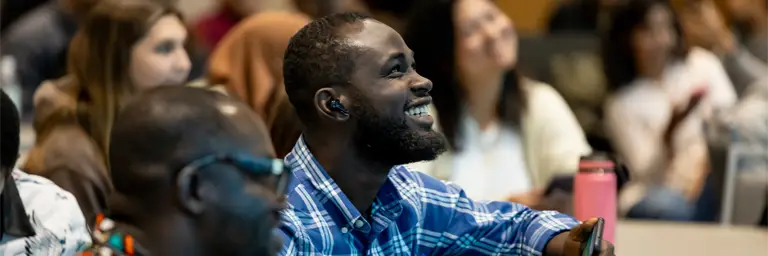 und international students in classroom