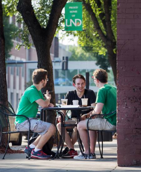 students downtown