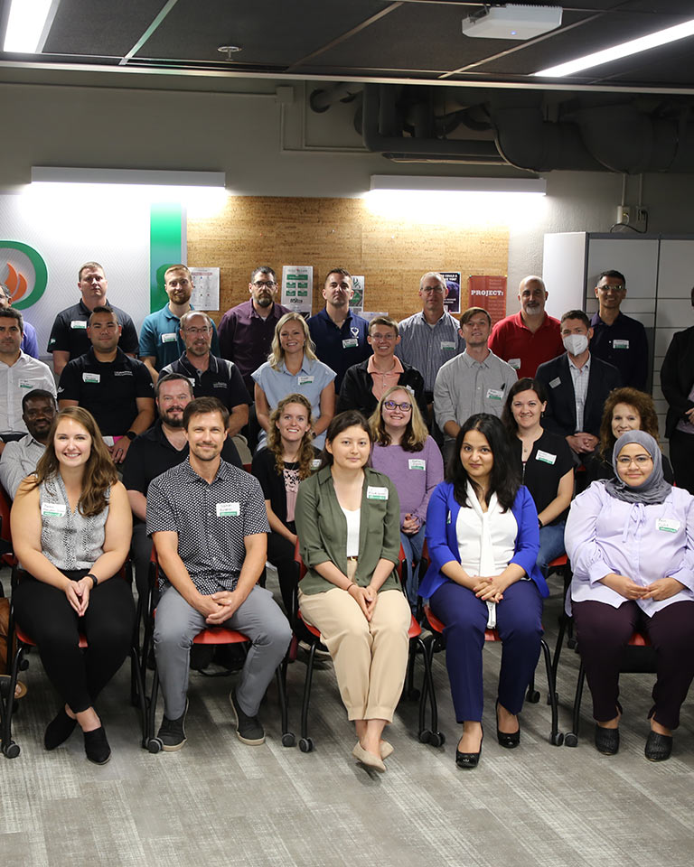 picture of faculty at new faculty orientation