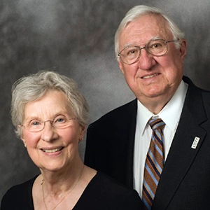 Norman & Ann Hoffman smiling 