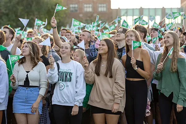 UND Freshmen at Welcome Weekend Class Photo