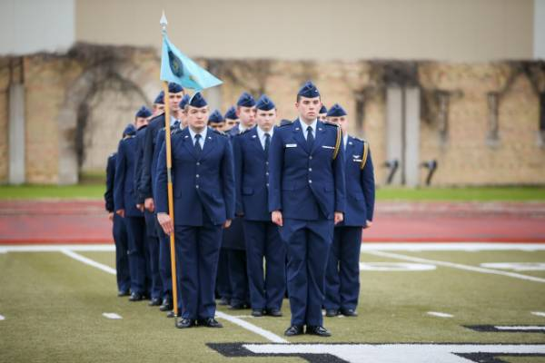 Air Force ROTC Chaning the Guard