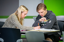 transfer student getting tutoring help