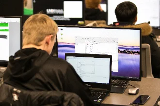 a cybersecurity student learning coding skills