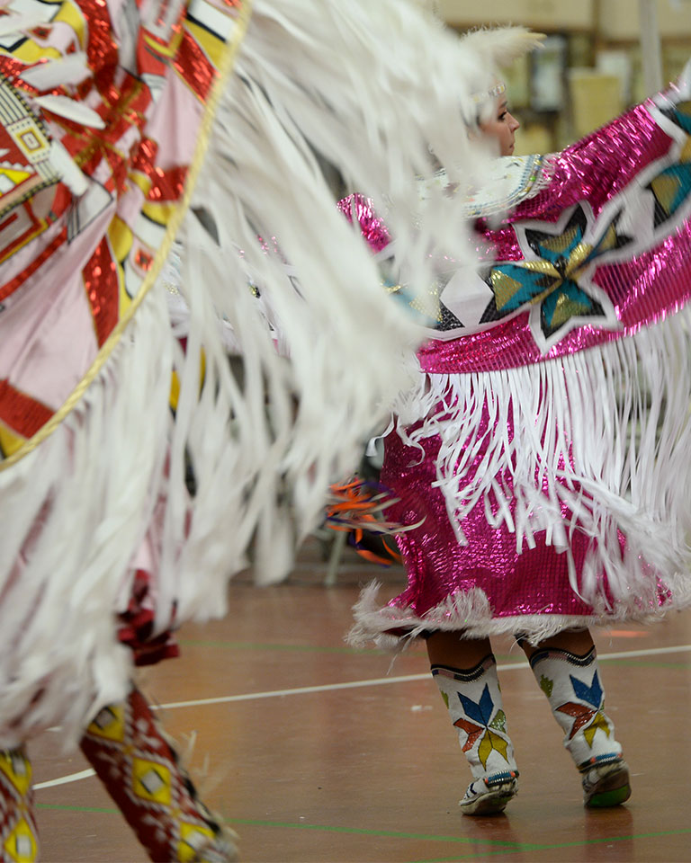 American Indian dancers at TimeOut