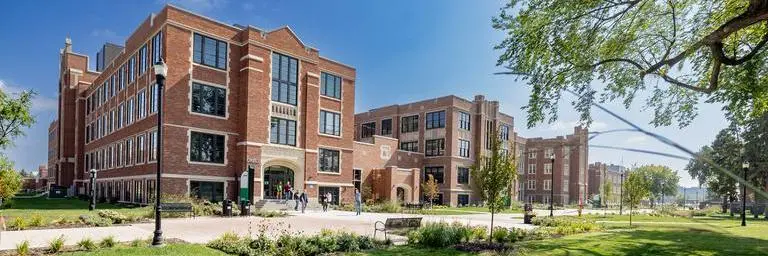 O'Kelly Hall during the summer