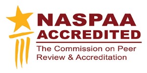 NASPAA accredited logo