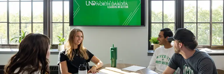 UND Language Students in Classroom