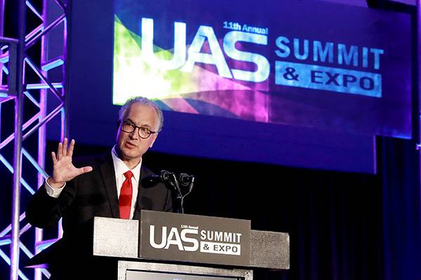 UND President Mark Kennedy at UAS summit