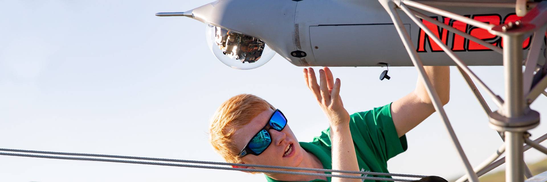 inspecting the sensor of a UAS