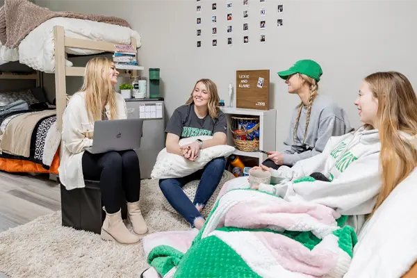 UND Students in Dorm Room