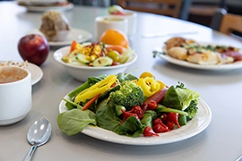 fresh veggies in a bowl