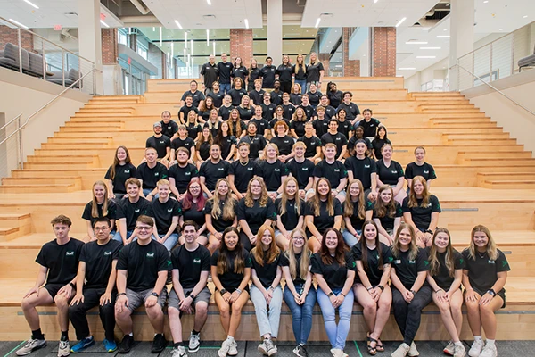 resident assistants student staff group photo