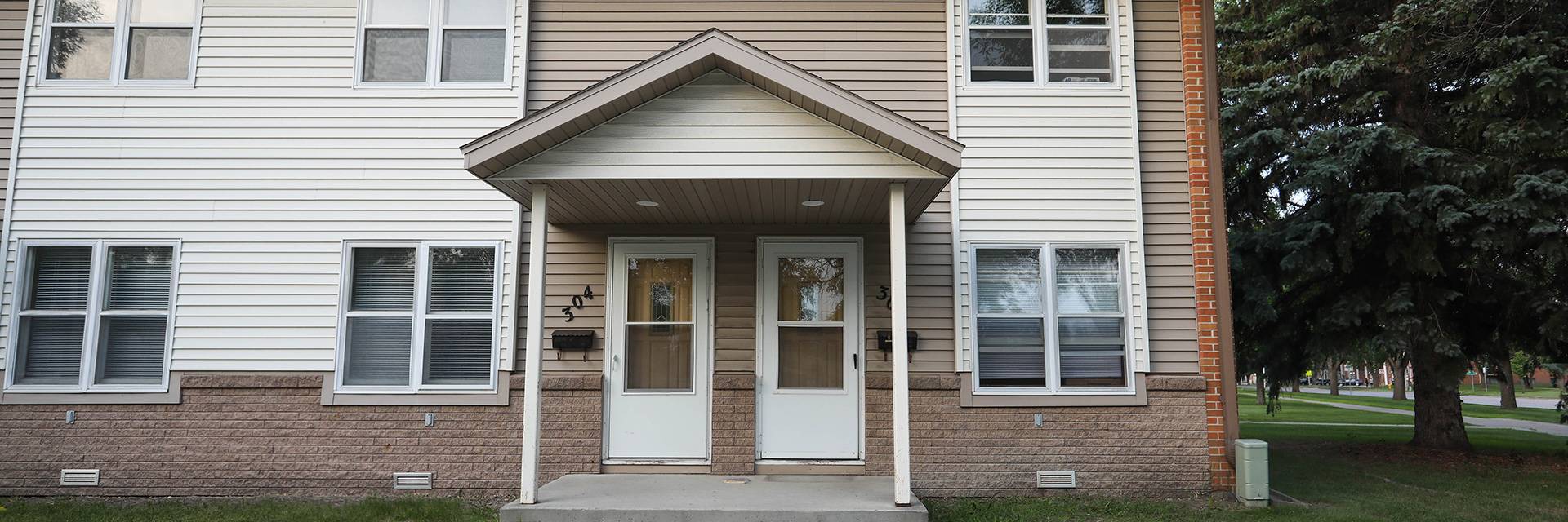 townhouse entrances