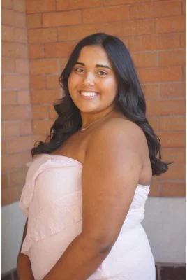 Kylie Kulasingham photo in white dress