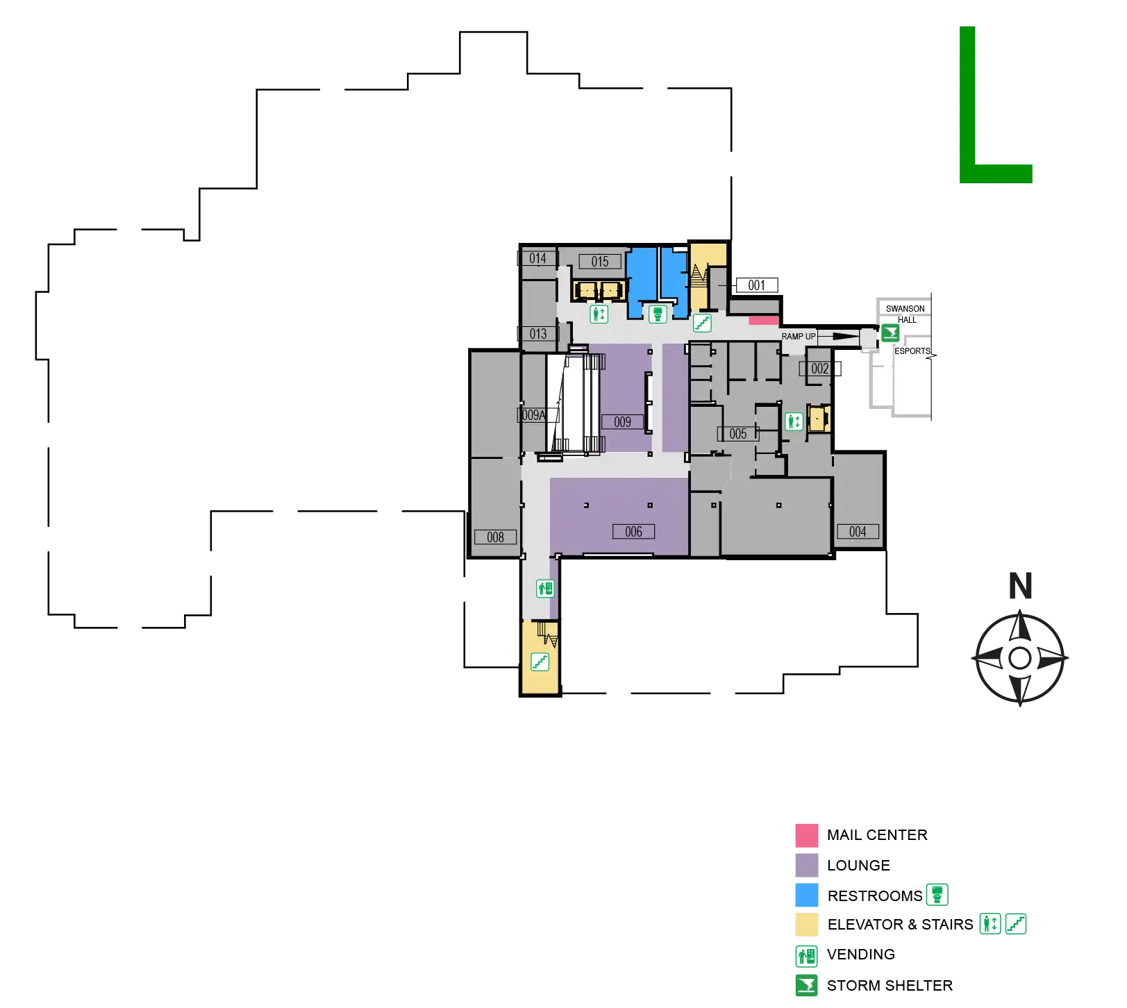 MU lower level map